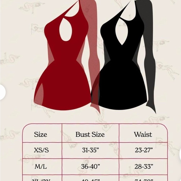 Voight Red Widow Knit Dress - Picture 6 of 6